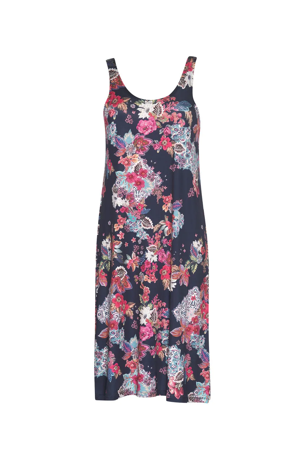 Loobies Story Matera Sheer Midi Dress Indigo