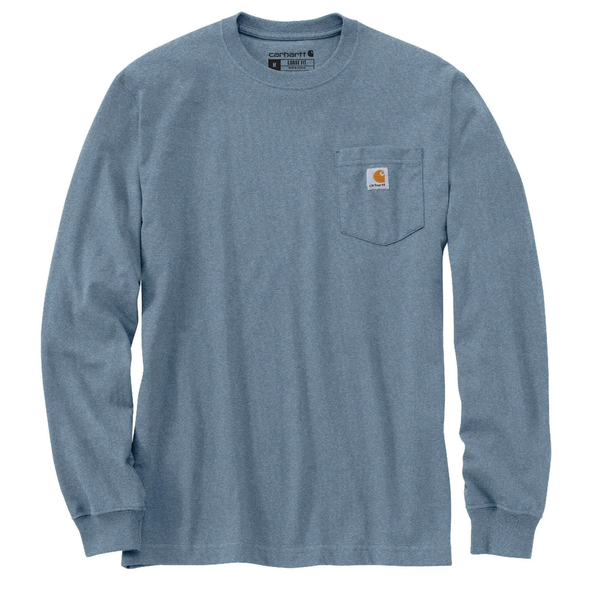 LOOSE FIT HEAVYWEIGHT LONG-SLEEVE POCKET T-SHIRT