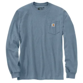 LOOSE FIT HEAVYWEIGHT LONG-SLEEVE POCKET T-SHIRT