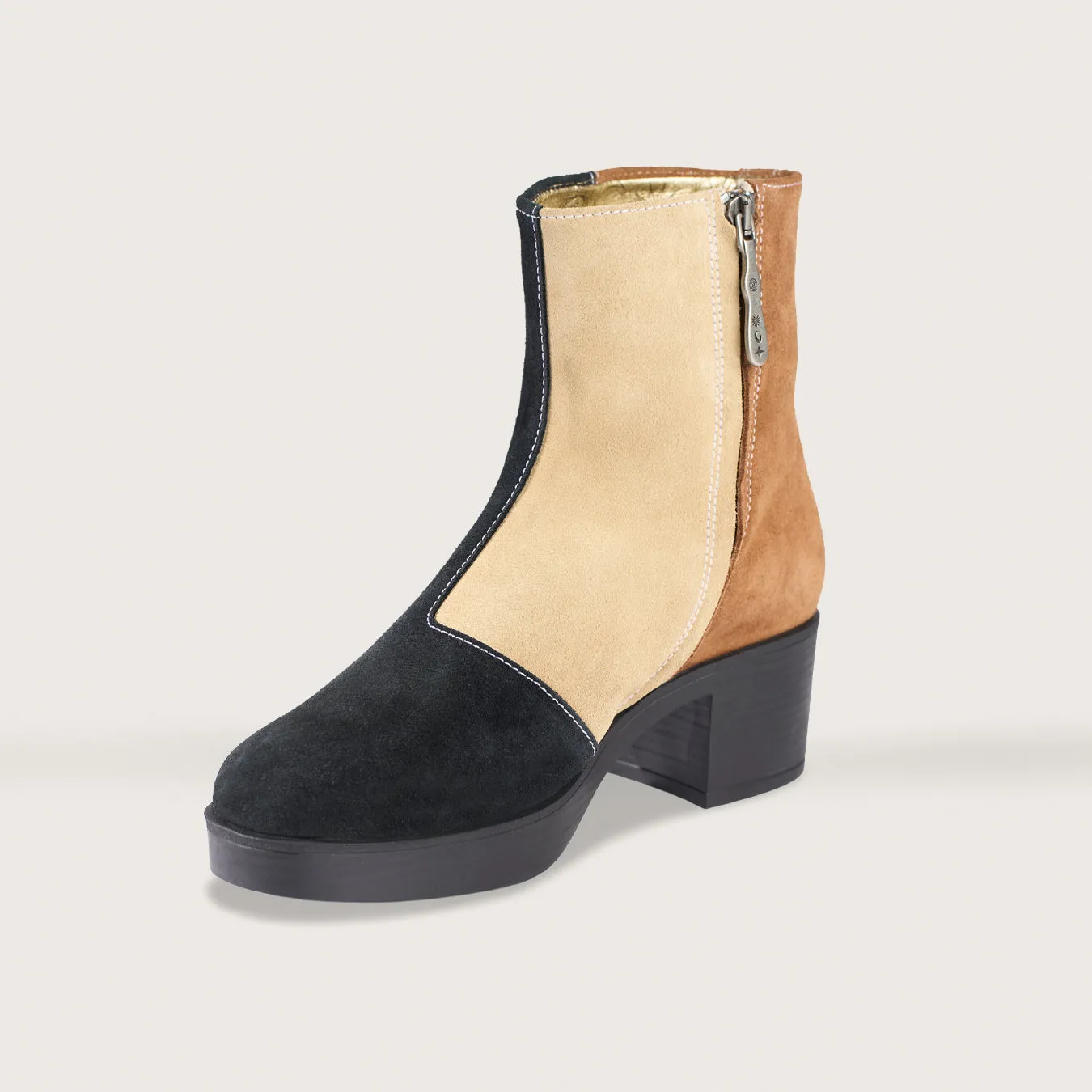 Luna in Quartz Tan/Obsidian Black/Goldstone Brown