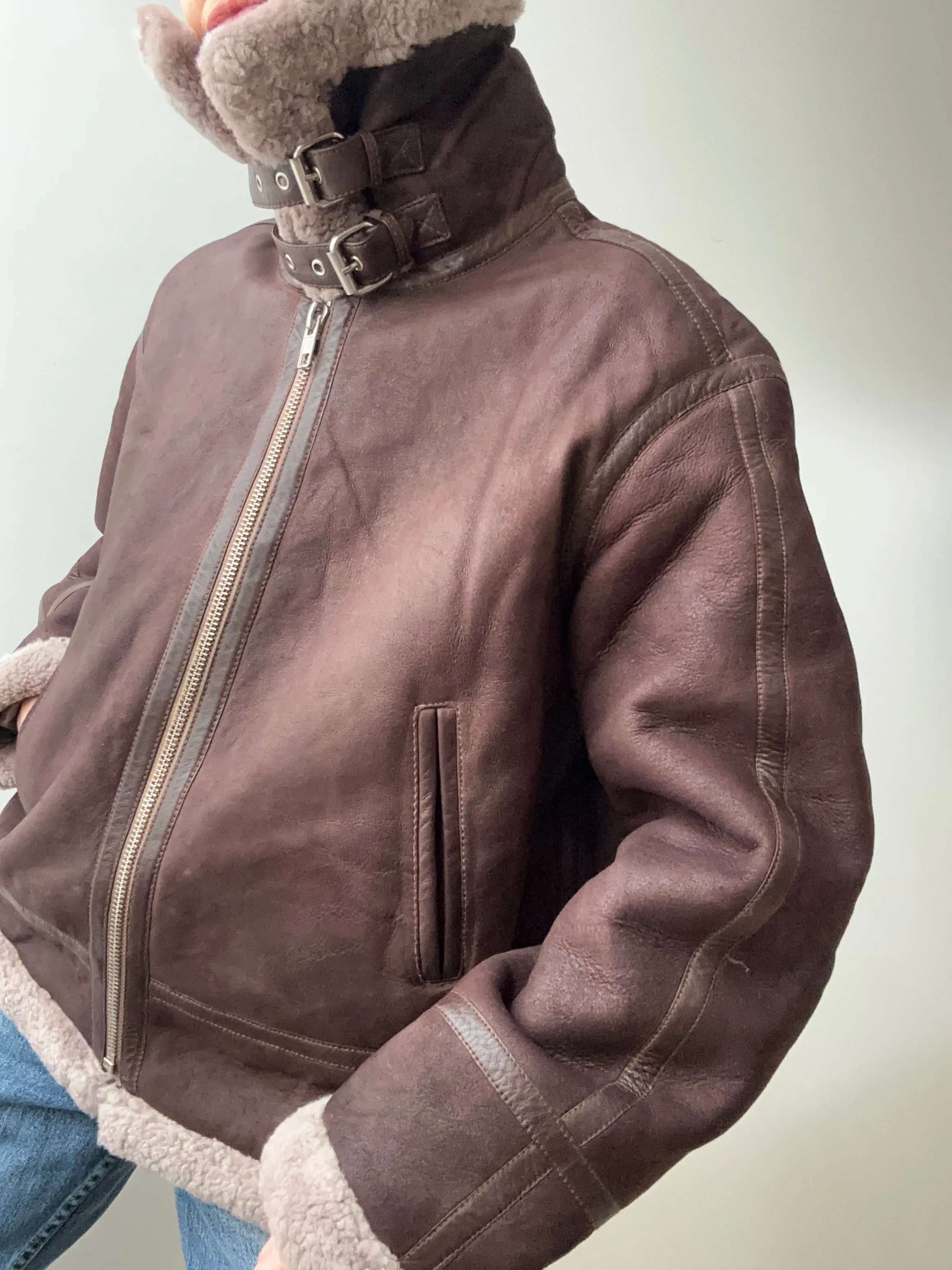 Maje Shearling Jacket