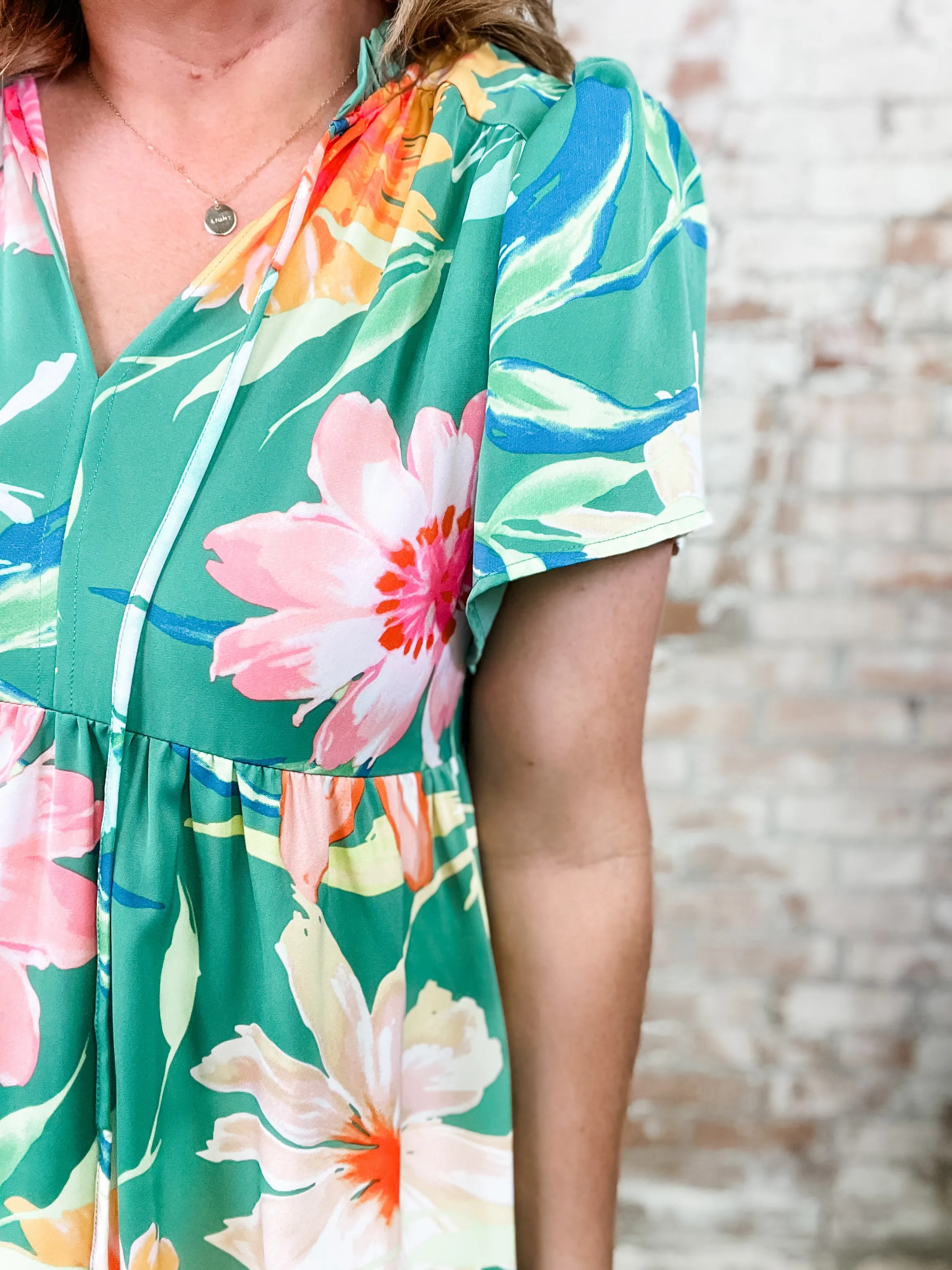 Makayla Floral Midi Dress - FINAL SALE