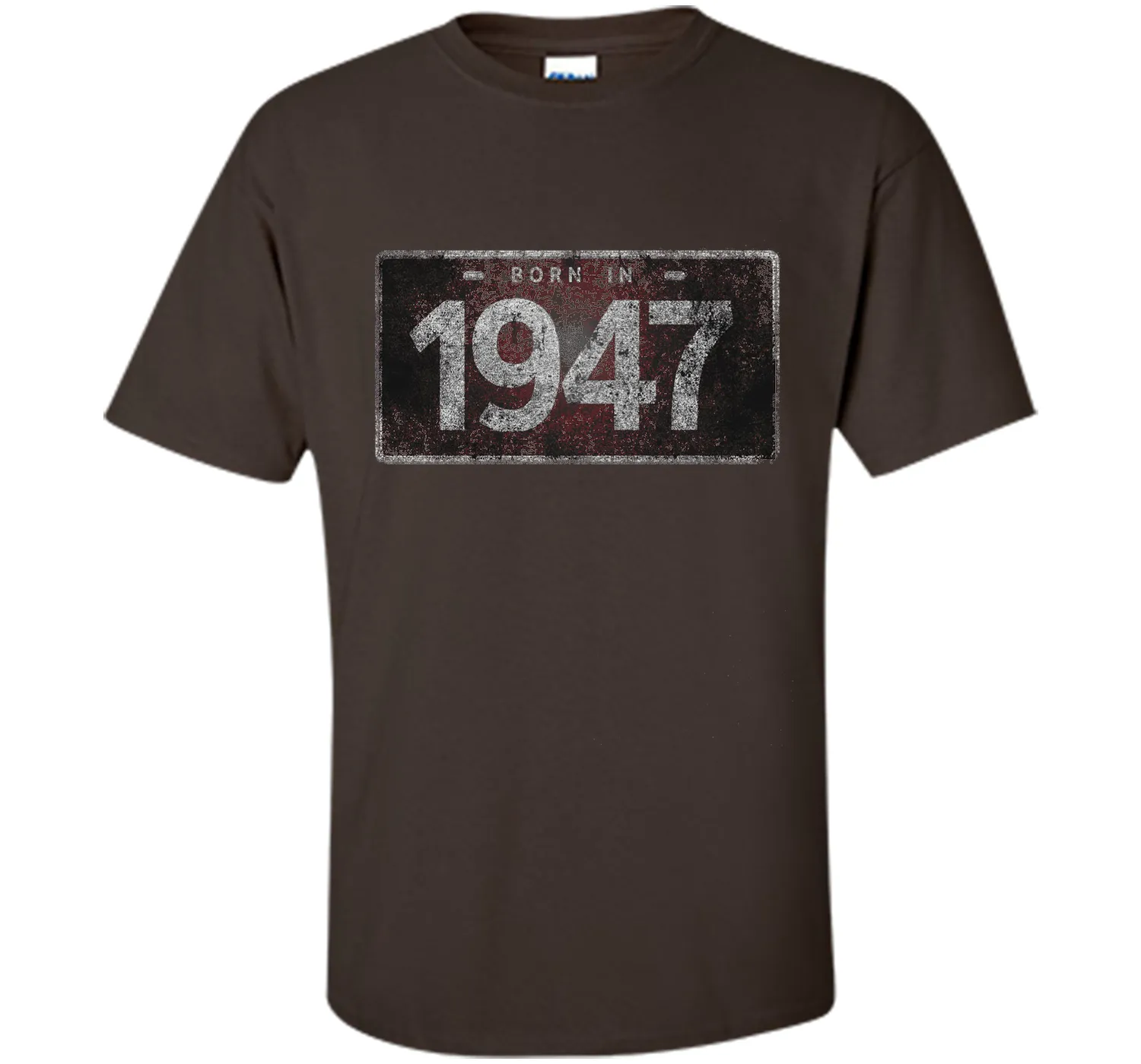 Men's 1947 License Plate 69th Birthday 69 Years Old Funny T-Shirt