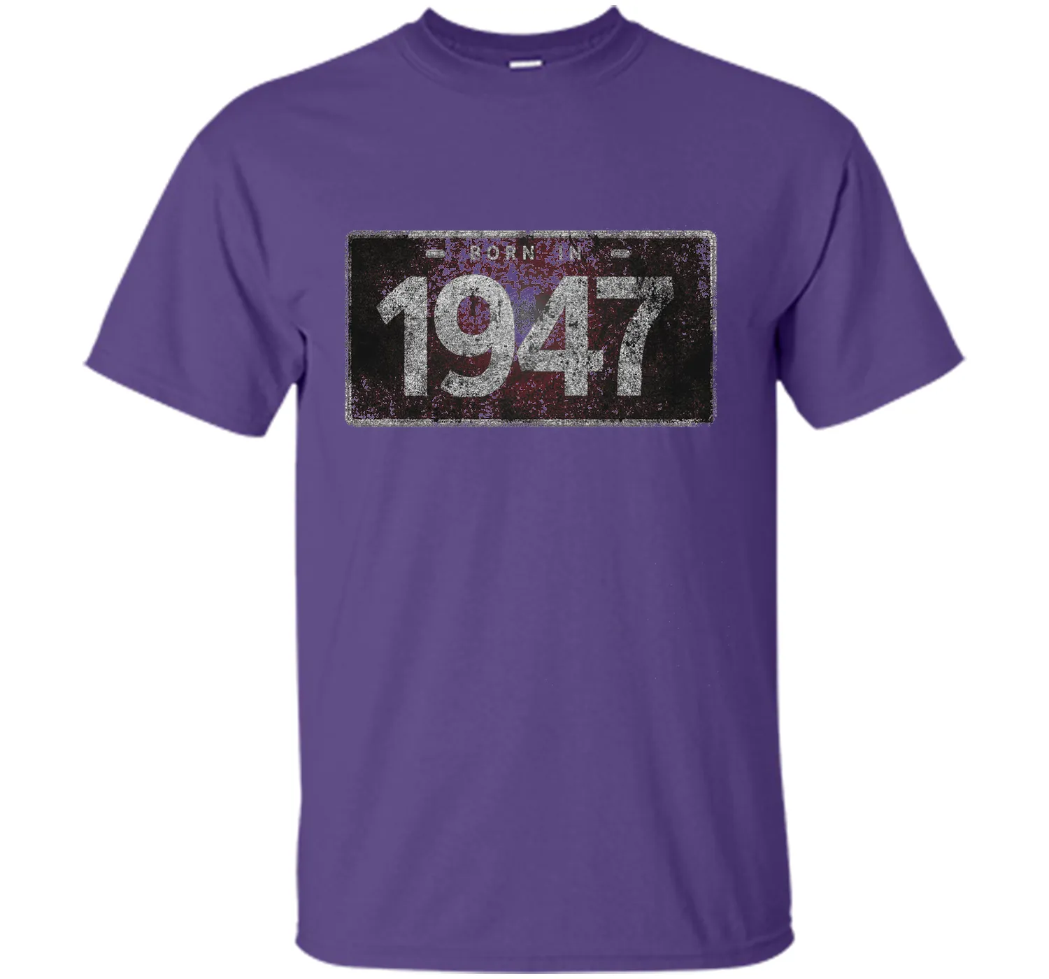 Men's 1947 License Plate 69th Birthday 69 Years Old Funny T-Shirt