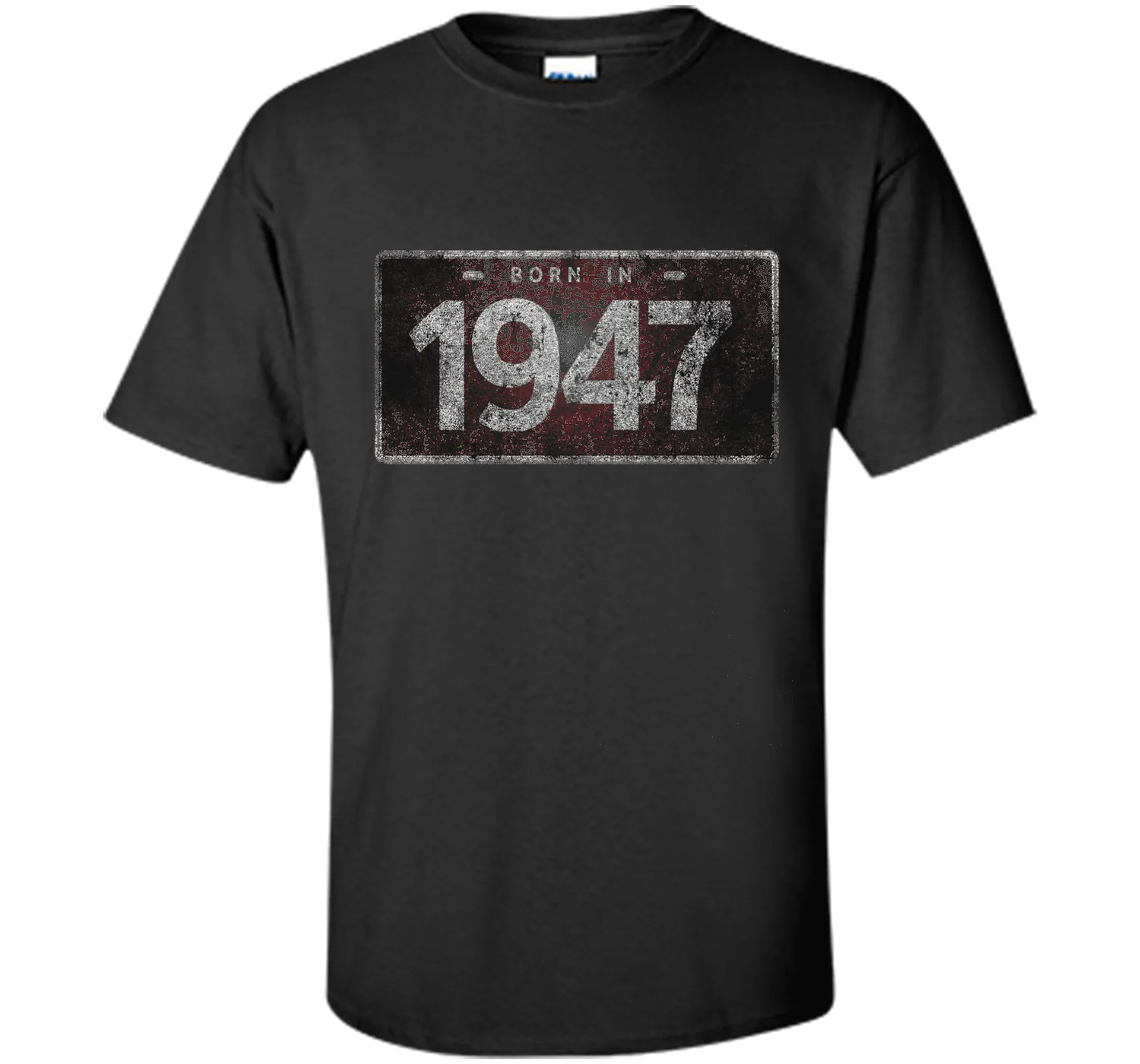 Men's 1947 License Plate 69th Birthday 69 Years Old Funny T-Shirt