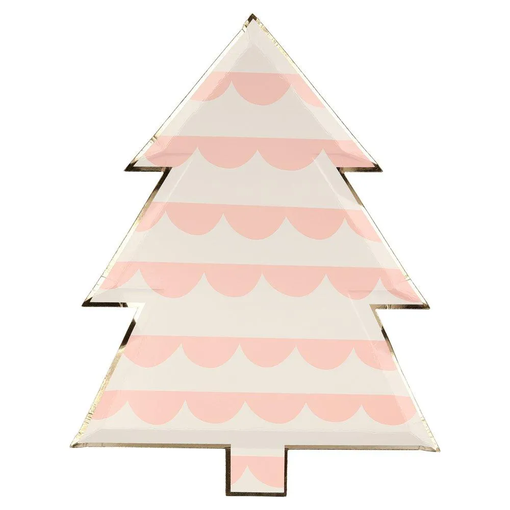 Meri Meri Party Patterned Christmas Tree Plates