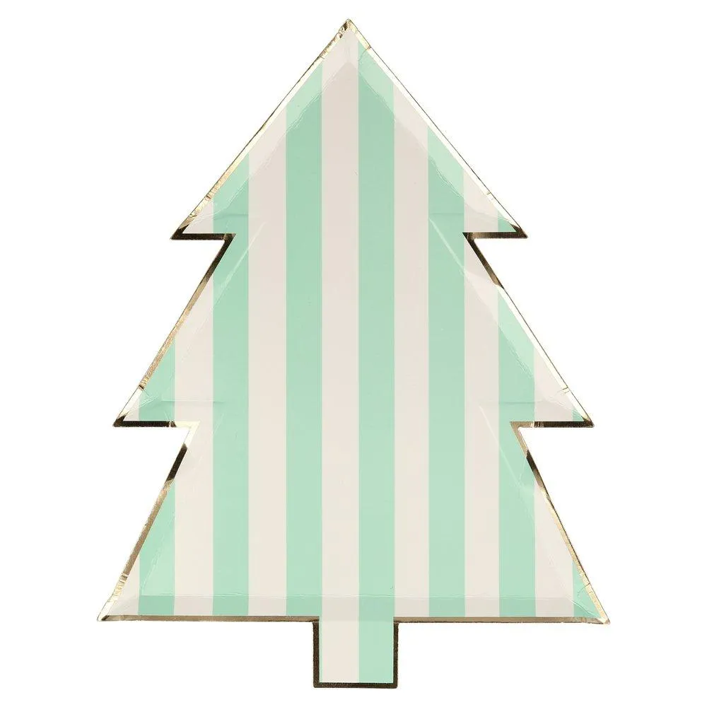 Meri Meri Party Patterned Christmas Tree Plates