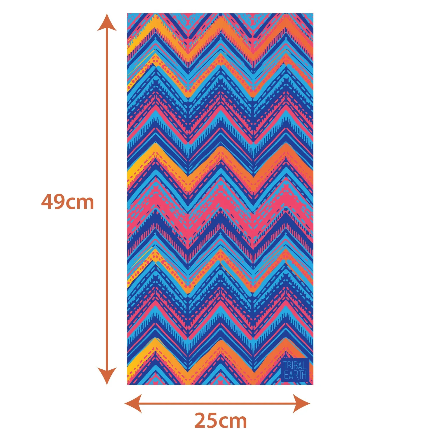 Multi Scarf | Face Mask | Bandana | Headband - Zig Zag