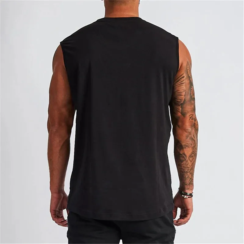 Muscleguys Brand Gym Clothing V Neck Compression