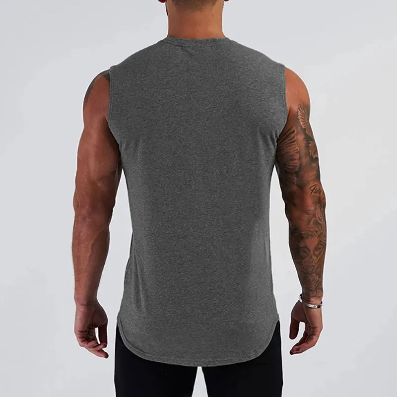 Muscleguys Brand Gym Clothing V Neck Compression
