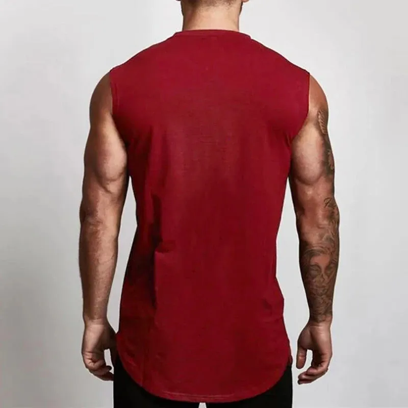 Muscleguys Brand Gym Clothing V Neck Compression