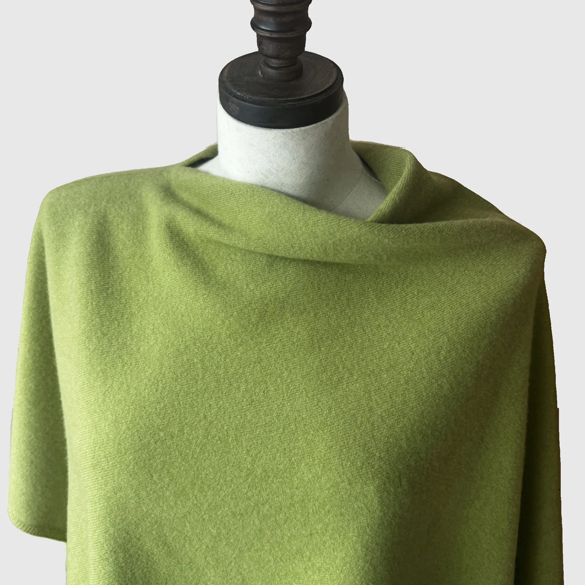 Natural Merino Wool Pullover Poncho | 16 Colors