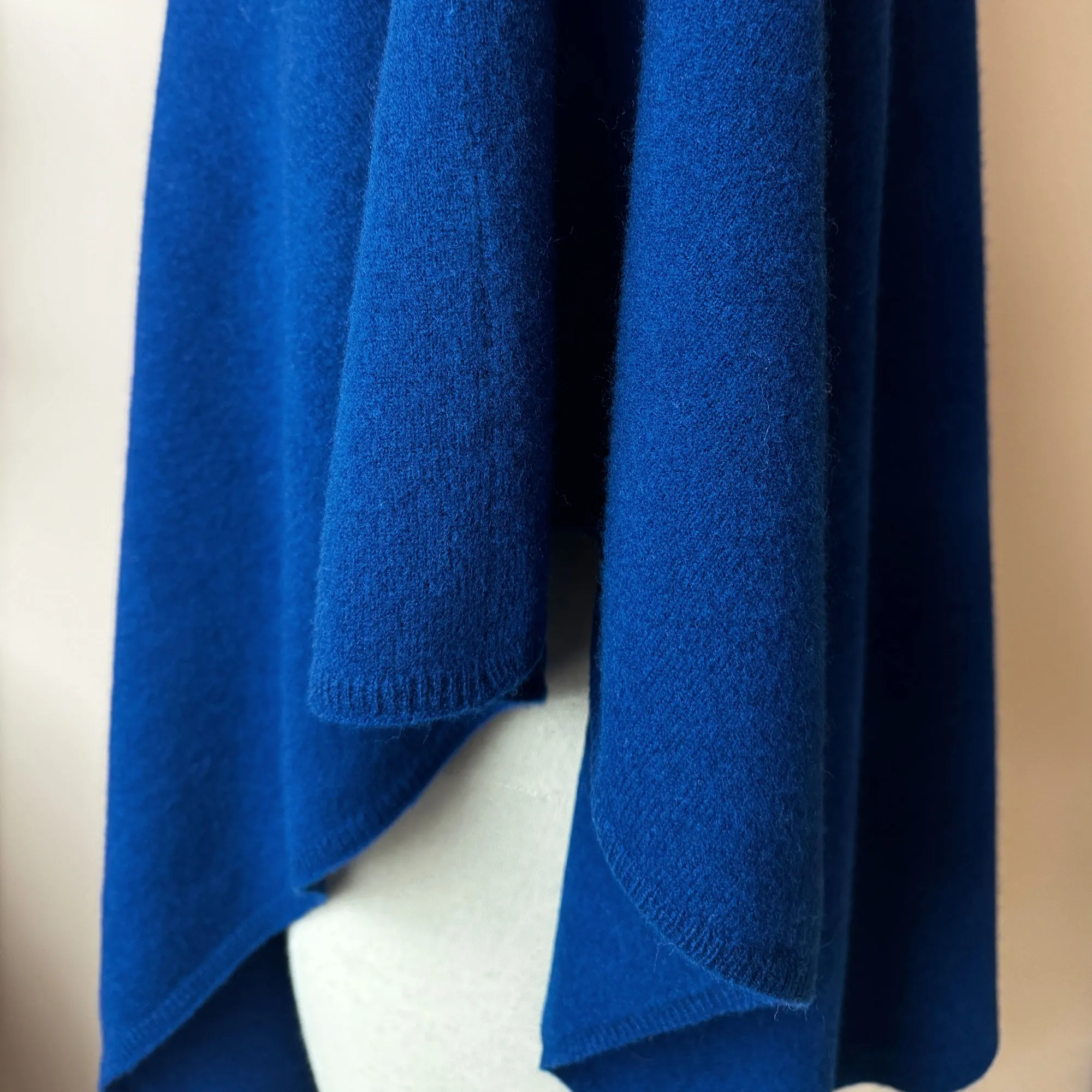 Natural Merino Wool Pullover Poncho | 16 Colors