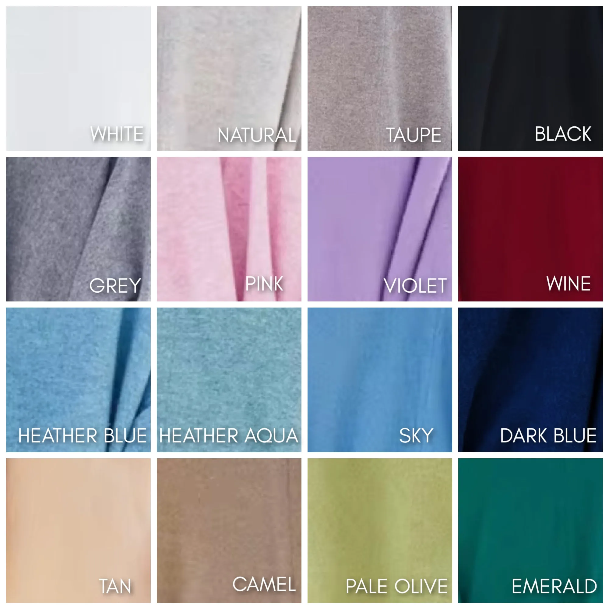 Natural Merino Wool Pullover Poncho | 16 Colors