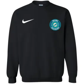 Nike Miami Dolphins Nfl Football Unisex Crewneck Pullover Sweatshirt