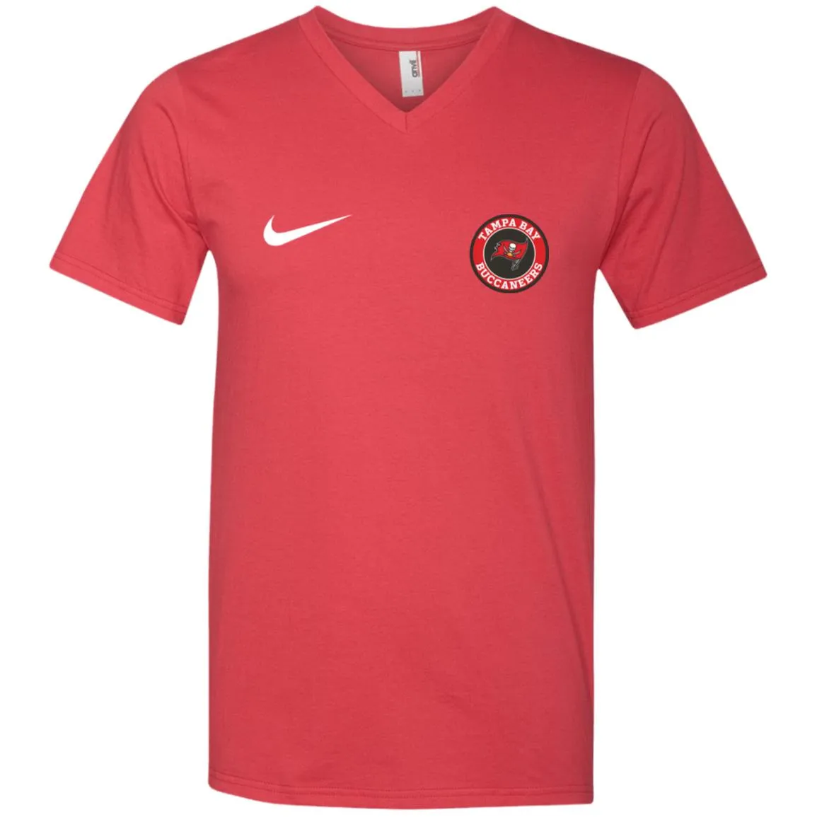 Nike Tampa Bay Buccaneers Nfl Football Men V-Neck T-Shirt