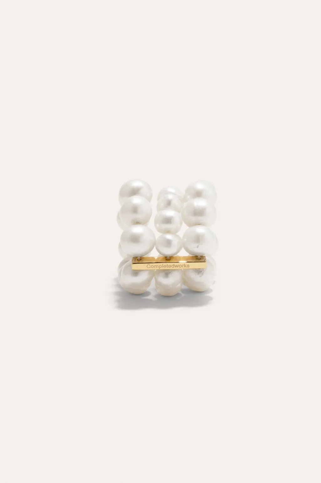 One [Blank] Can Change the World - Freshwater Pearl and Gold Vermeil Rings