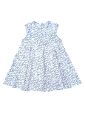 PRE-ORDER Penny Pleat Dress- Anchors Knit