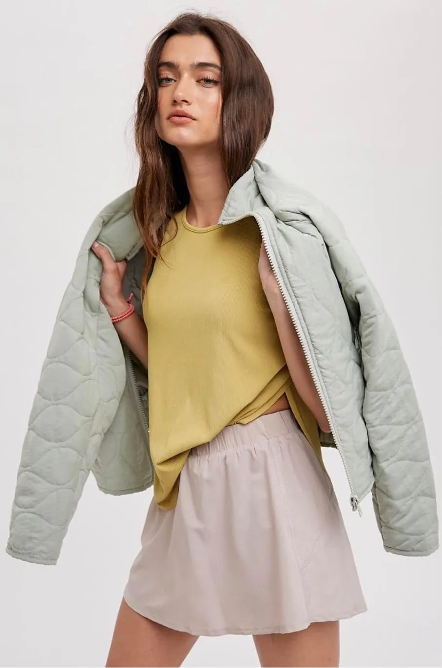 Quilted Seafoam Jacket