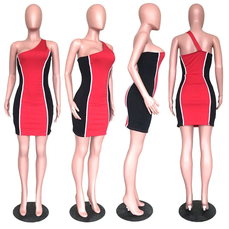 Red Bodycon Mini Dress #Red