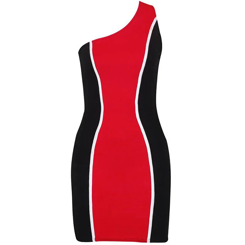 Red Bodycon Mini Dress #Red
