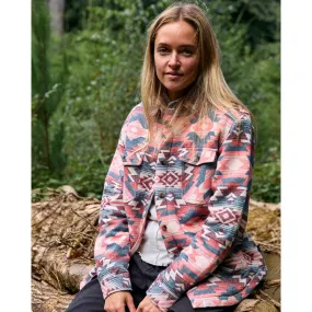 Saltrock Womens Stella Aztec Sherpa Lined Shacket