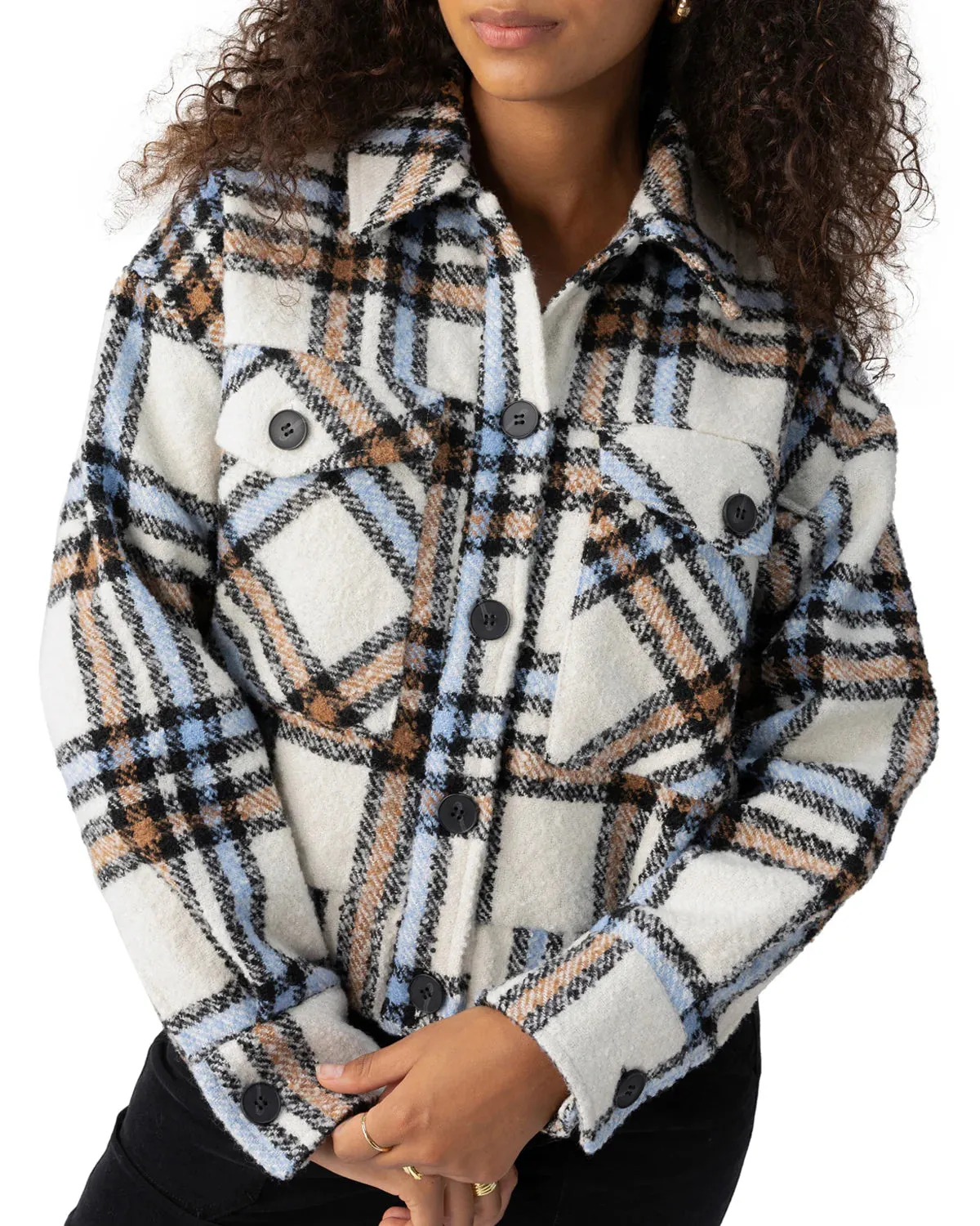 Sanctuary - Liv Jacket in Sky Plaid