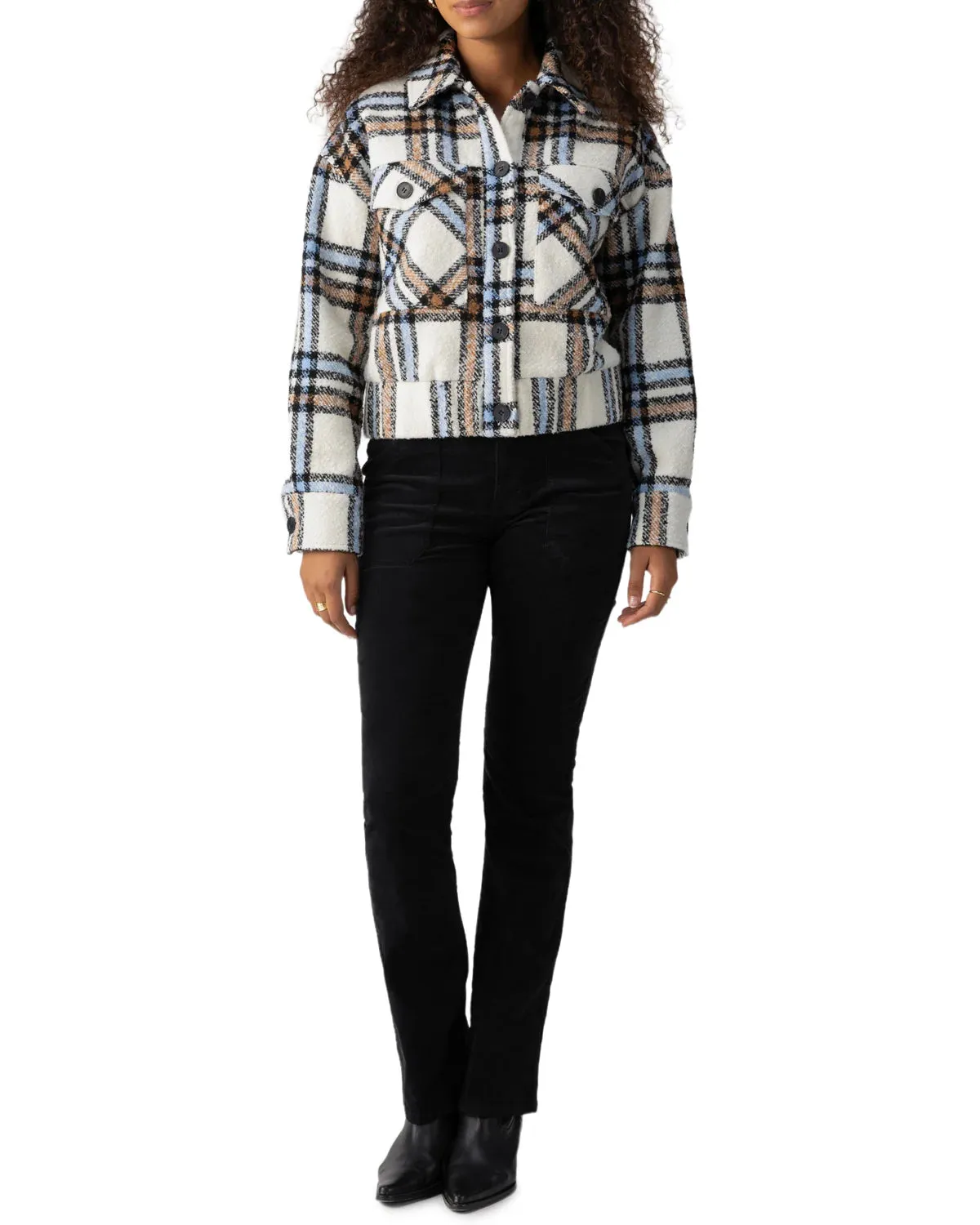 Sanctuary - Liv Jacket in Sky Plaid