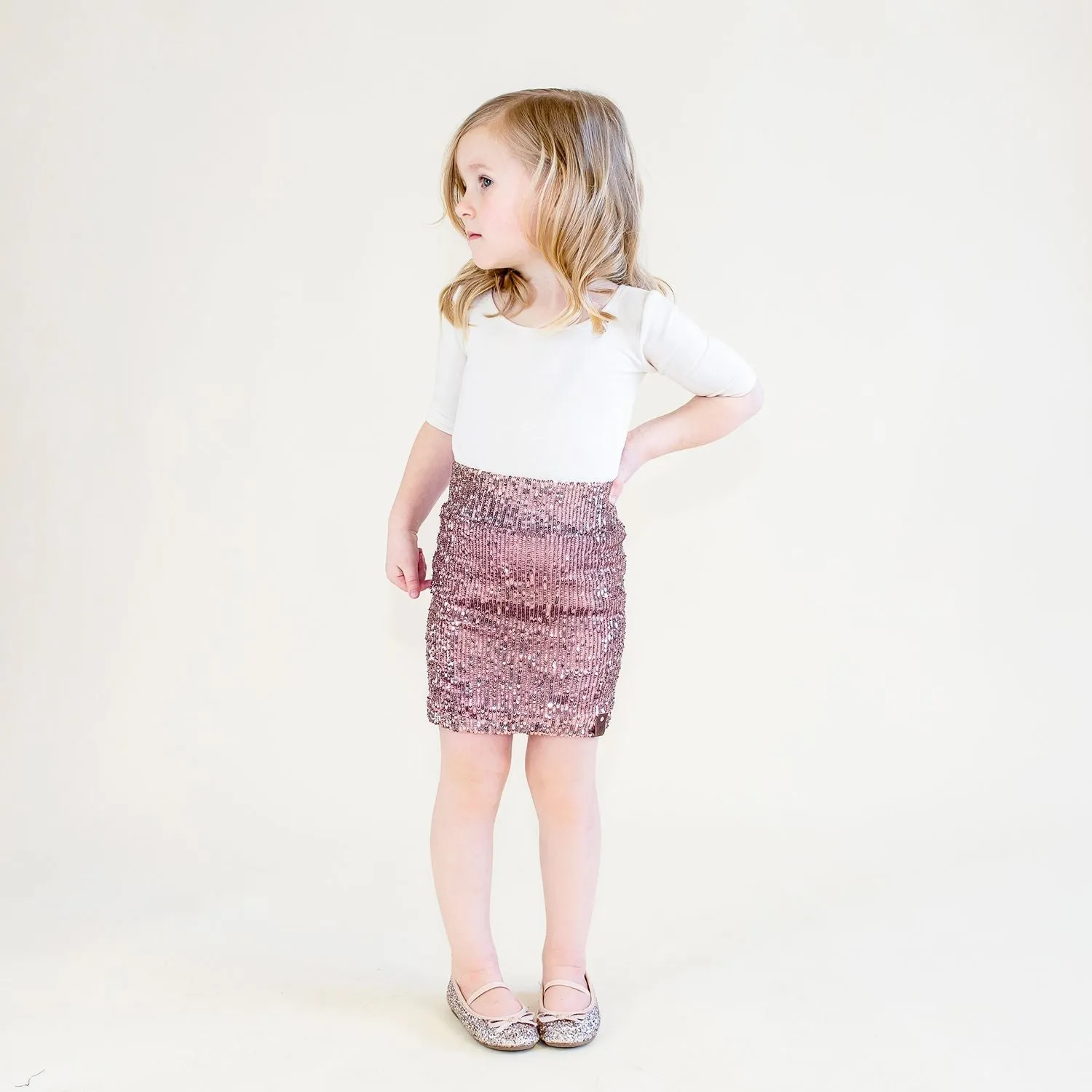 Sequin Stretch | Ballet Pink