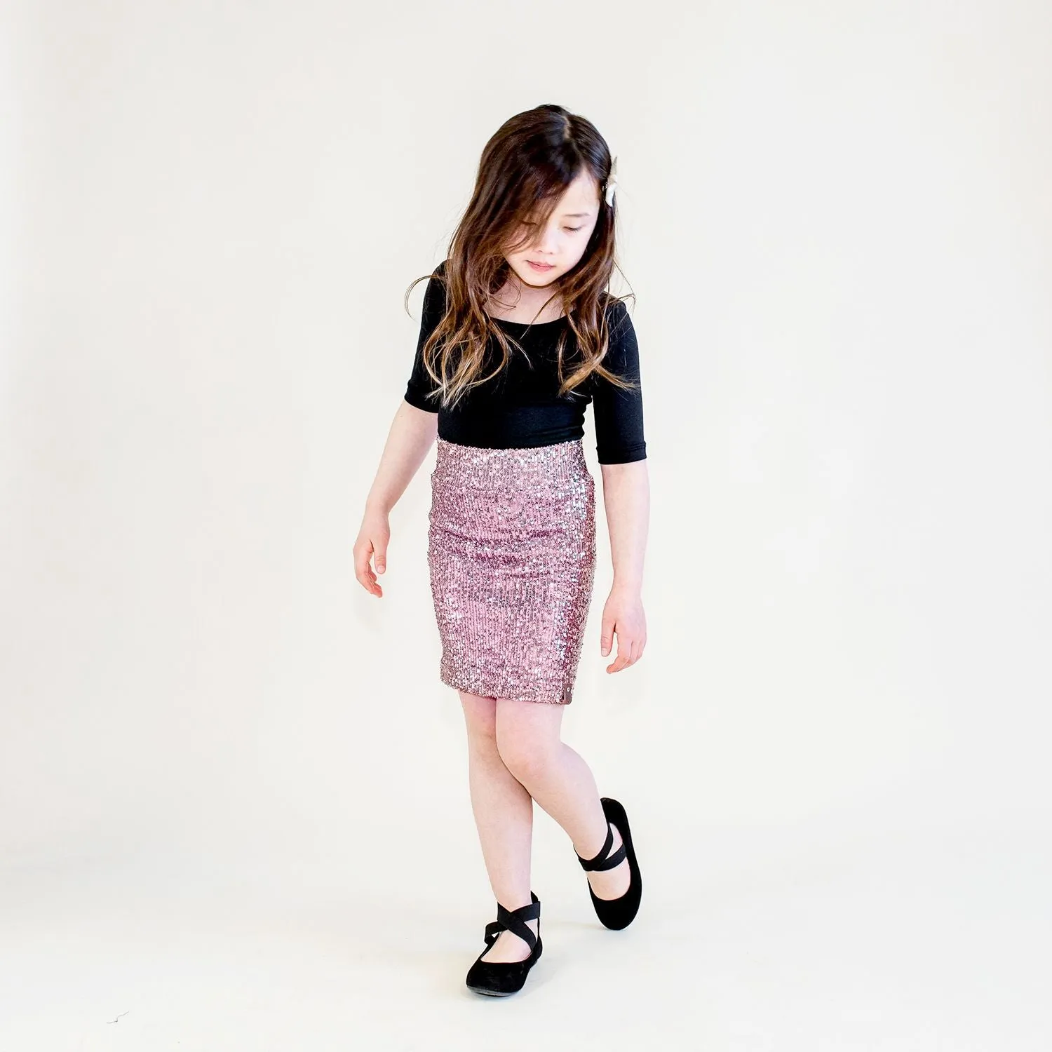 Sequin Stretch | Ballet Pink