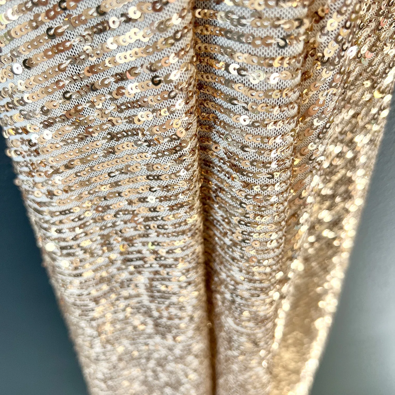 Sequin Stretch | Gold