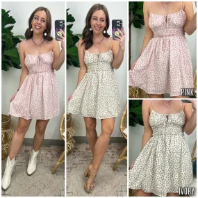 Set on Tomorrow Floral Smocked Dress - FINAL SALE