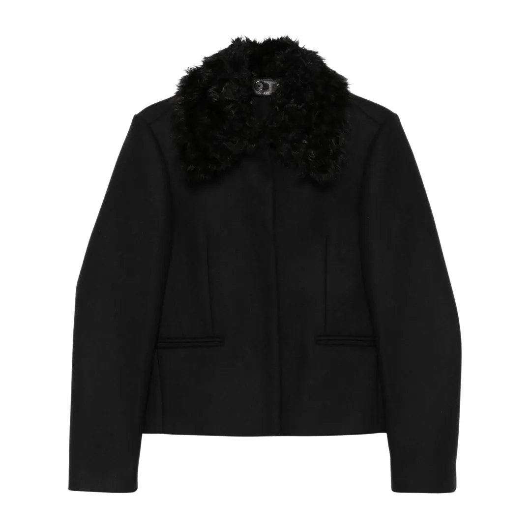 Shearling Collar Jacket