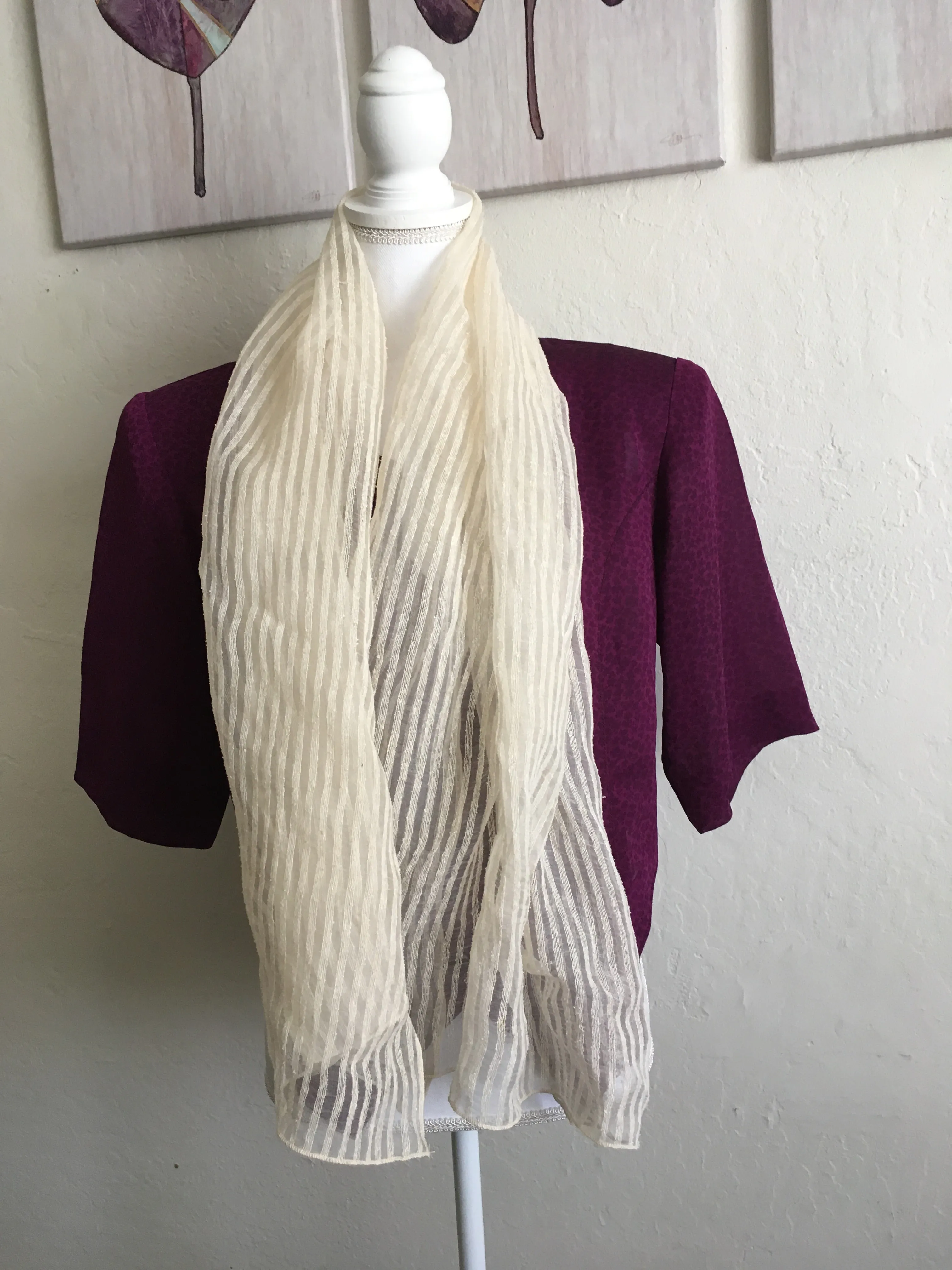 Silk Fiber Scarf
