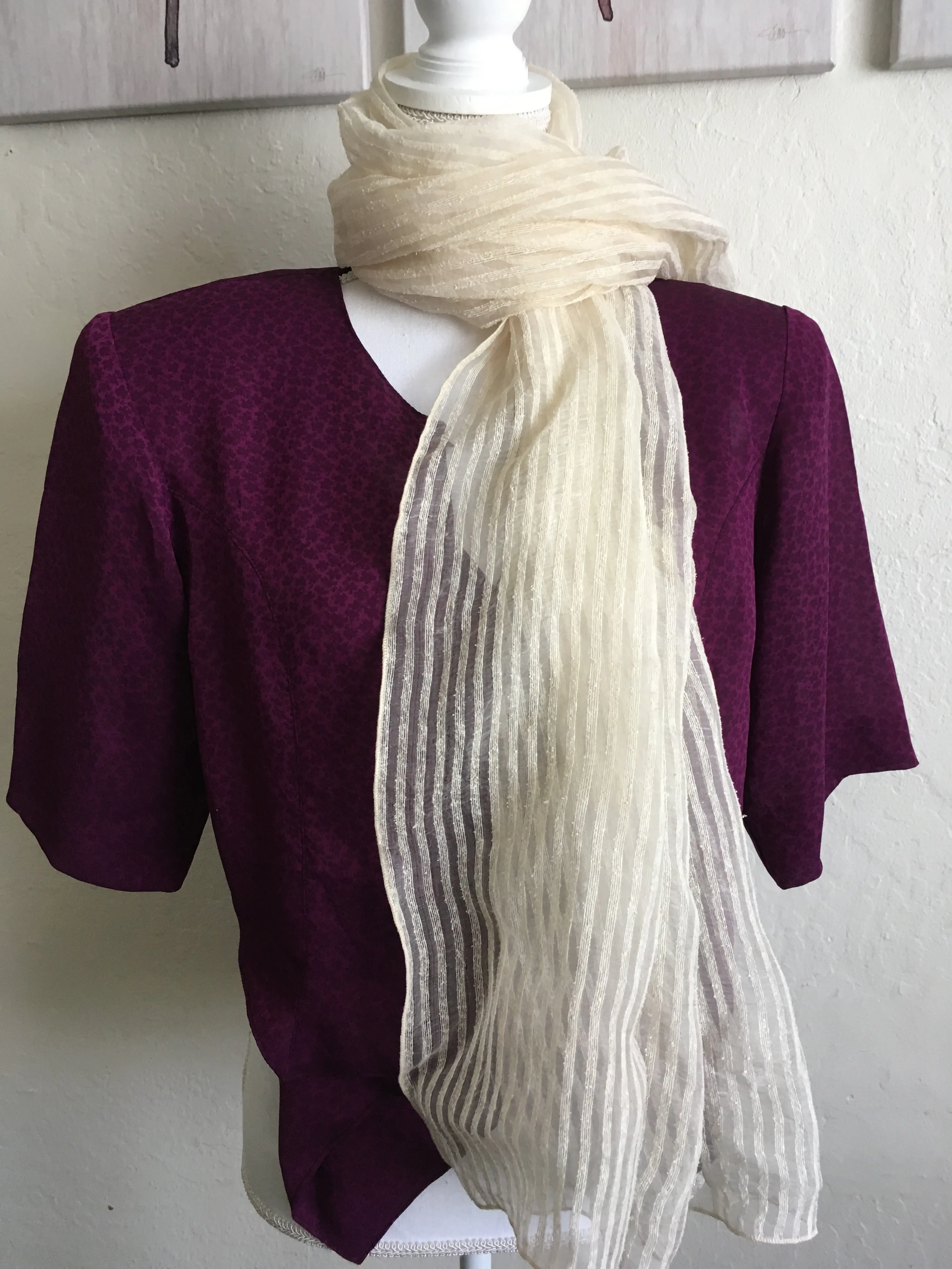 Silk Fiber Scarf