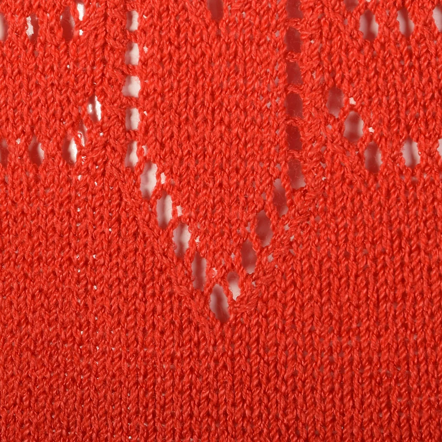 Small 1970s Dress Pat Sandler Red Knit Maxi Long Sleeve Sheer Decorative Details Knit