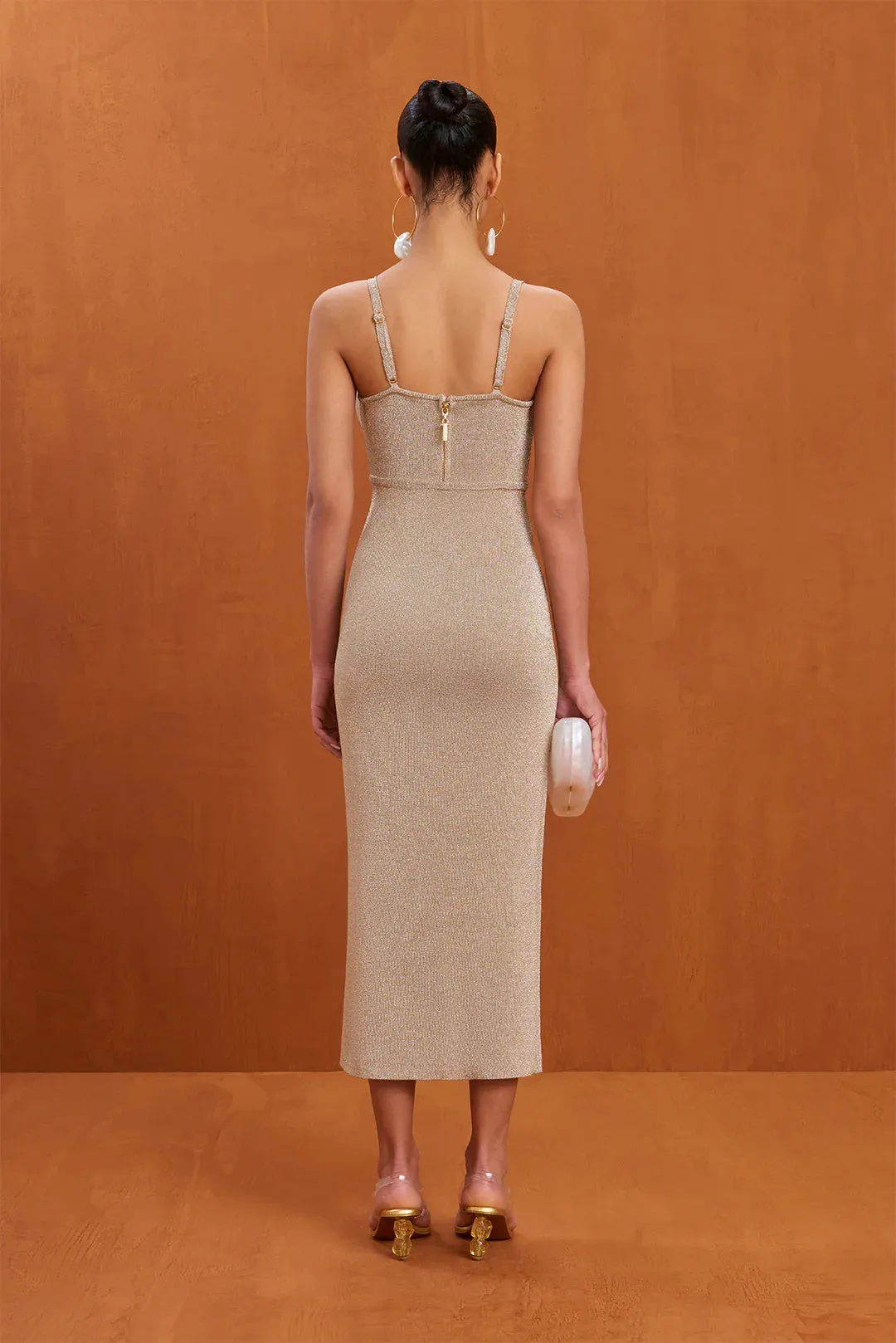 Soraiya Dress - Fog Shimmer