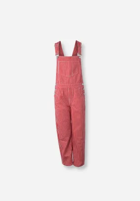 STRIPE OVERALL - RED