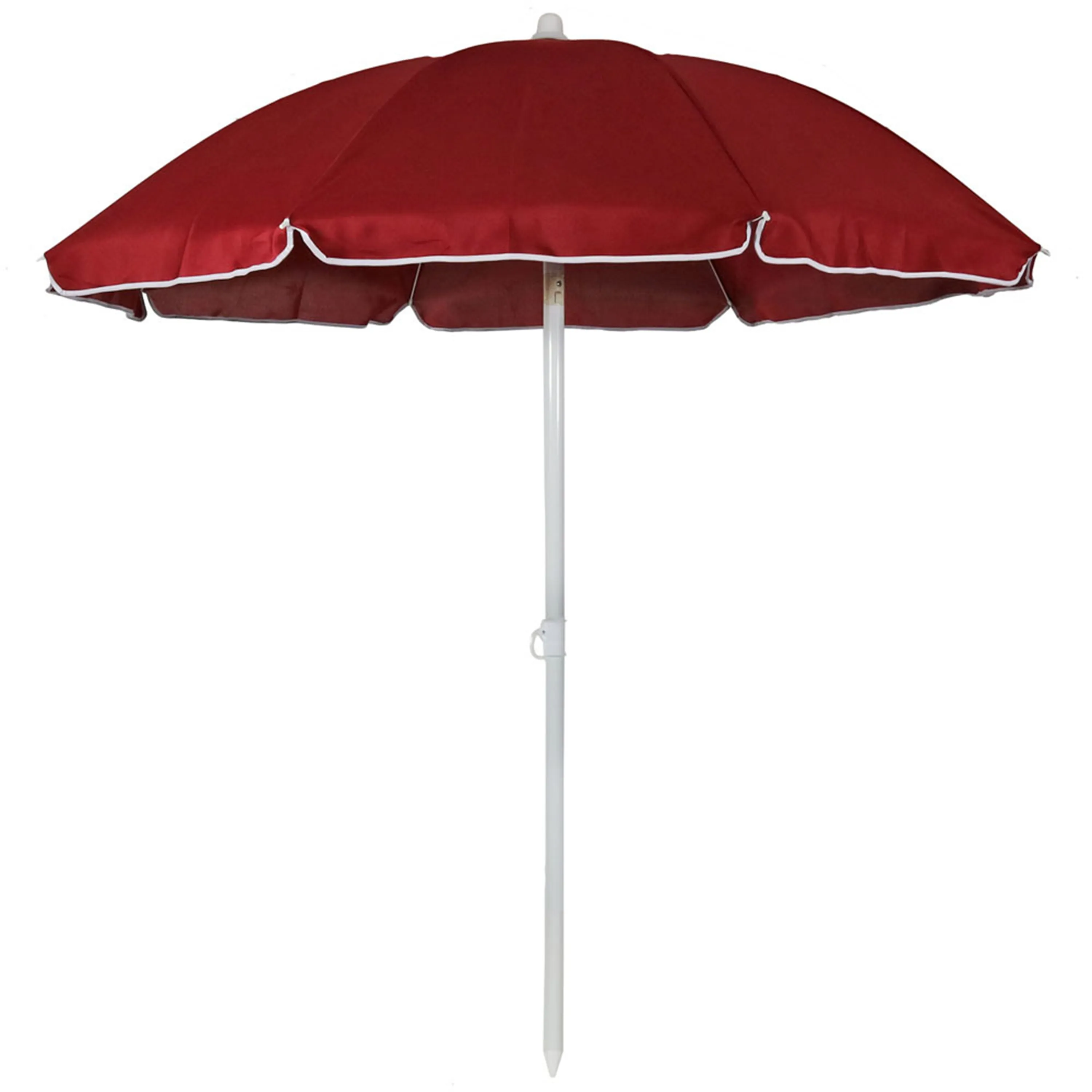 Sunnydaze Steel 5' Beach Umbrella with Tilt Function