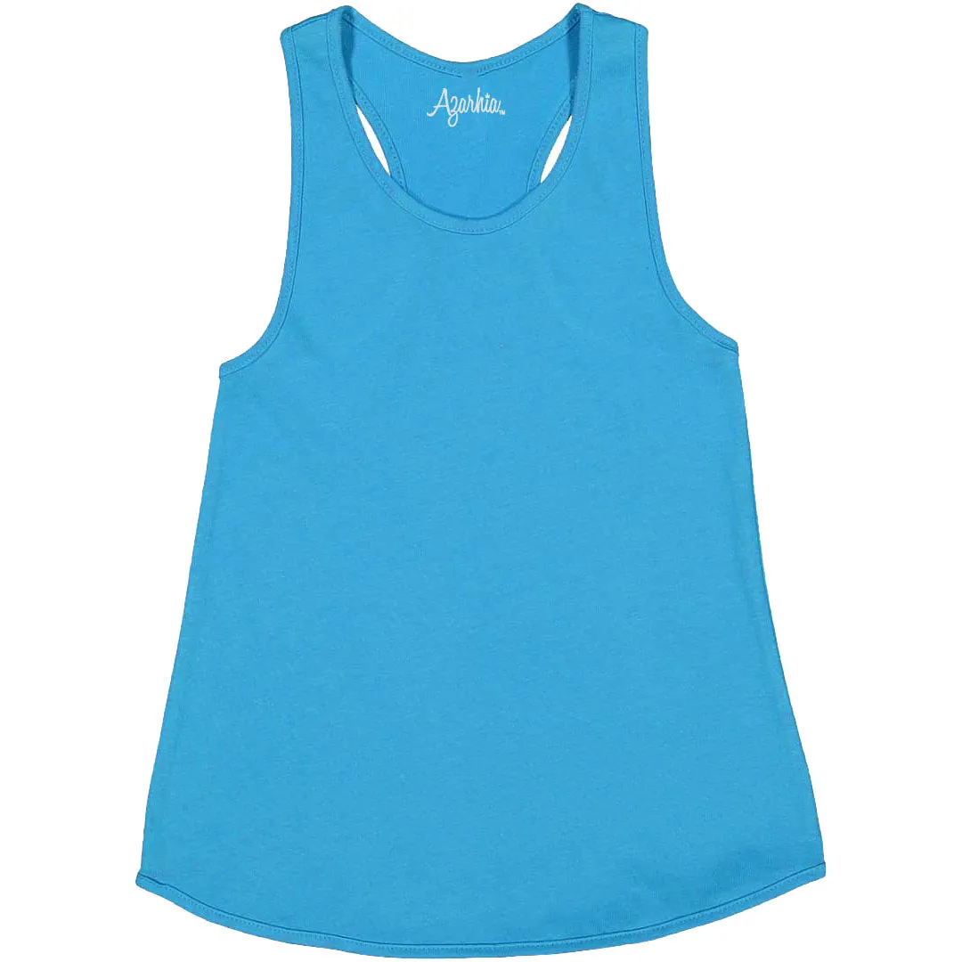 Tank Top with Racer Back in Turquoise