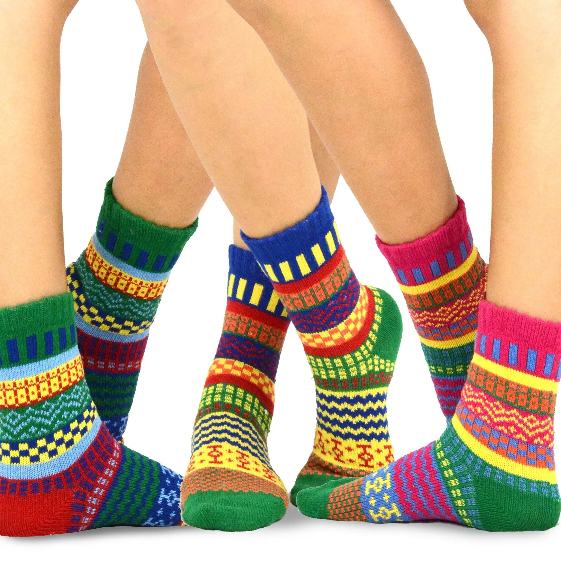 TeeHee Socks Women's Warmer Jacquard 9-Pack Gift Box (11321)
