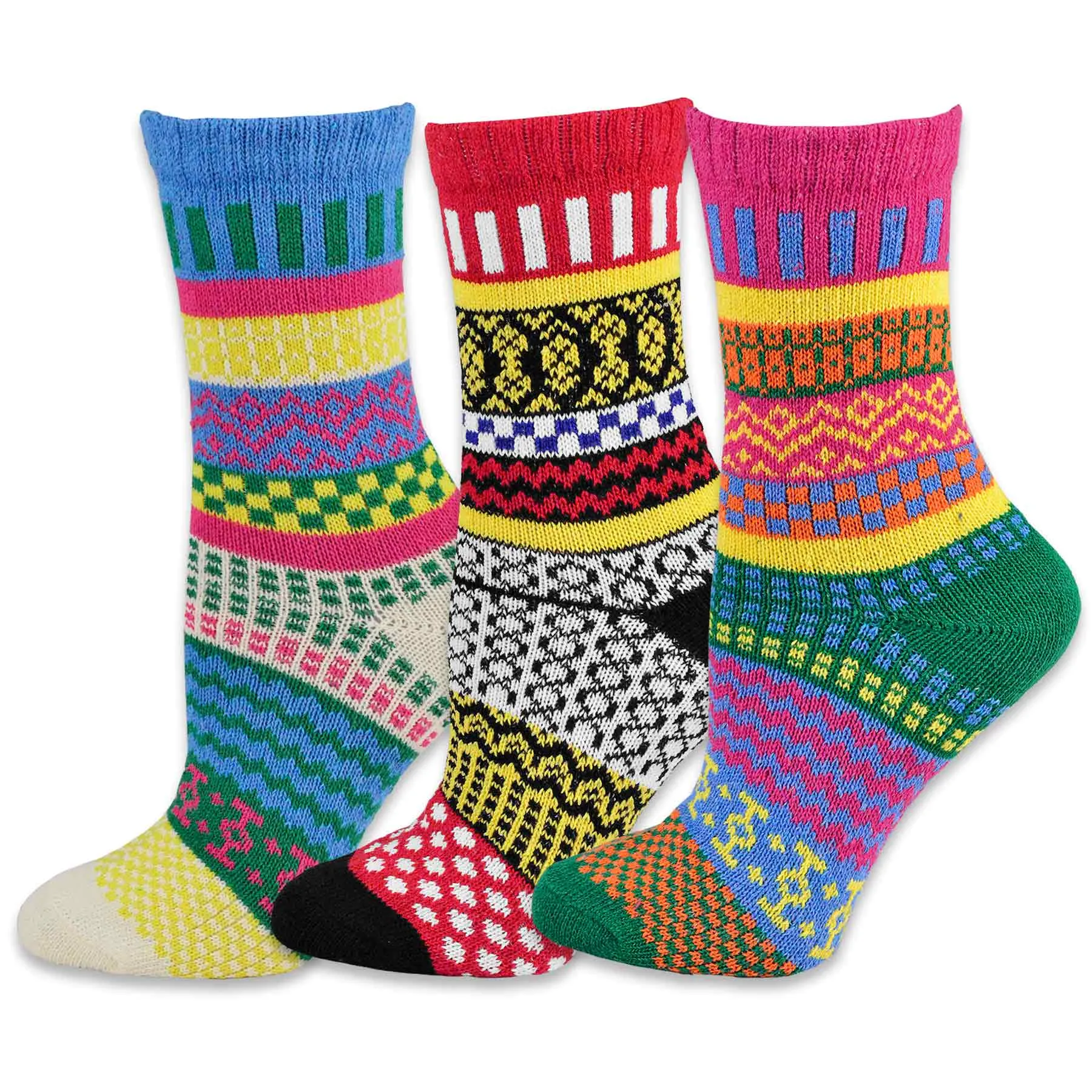 TeeHee Socks Women's Warmer Jacquard 9-Pack Gift Box (11321)