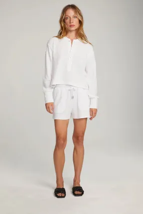 Thayne White Long Sleeve- White
