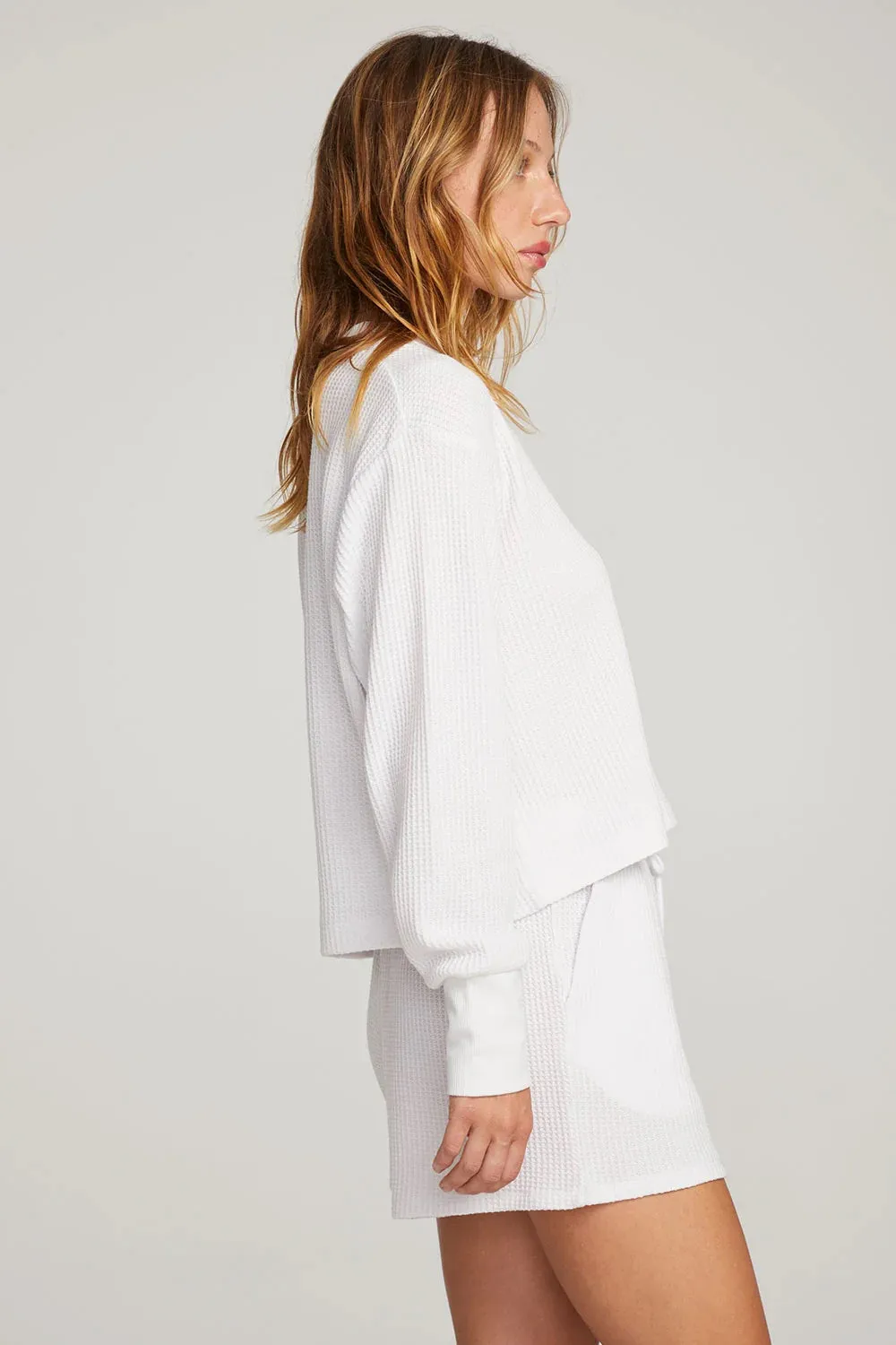 Thayne White Long Sleeve- White