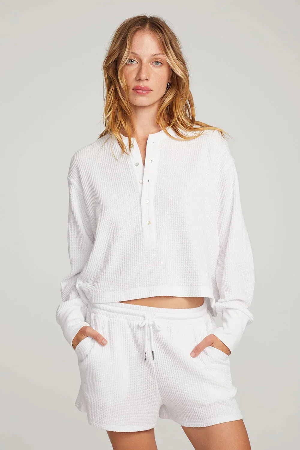 Thayne White Long Sleeve- White
