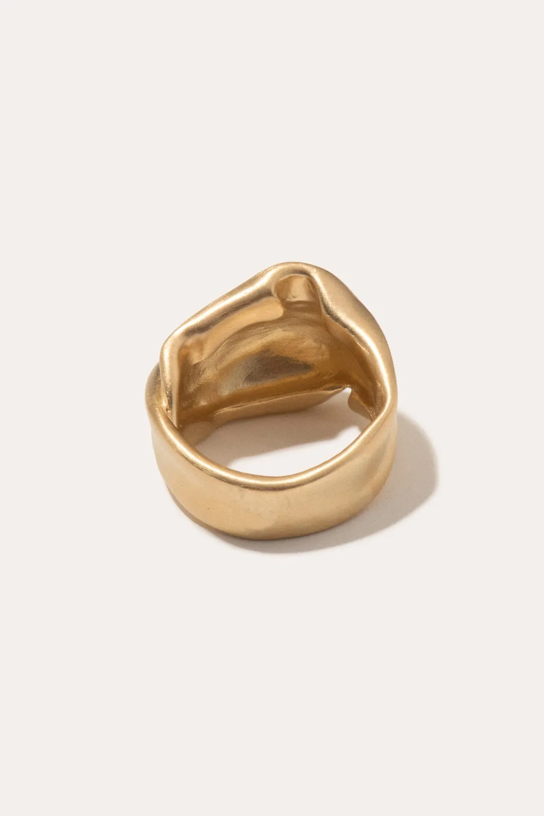 The Best Place to be a Puffin - Gold Vermeil Ring