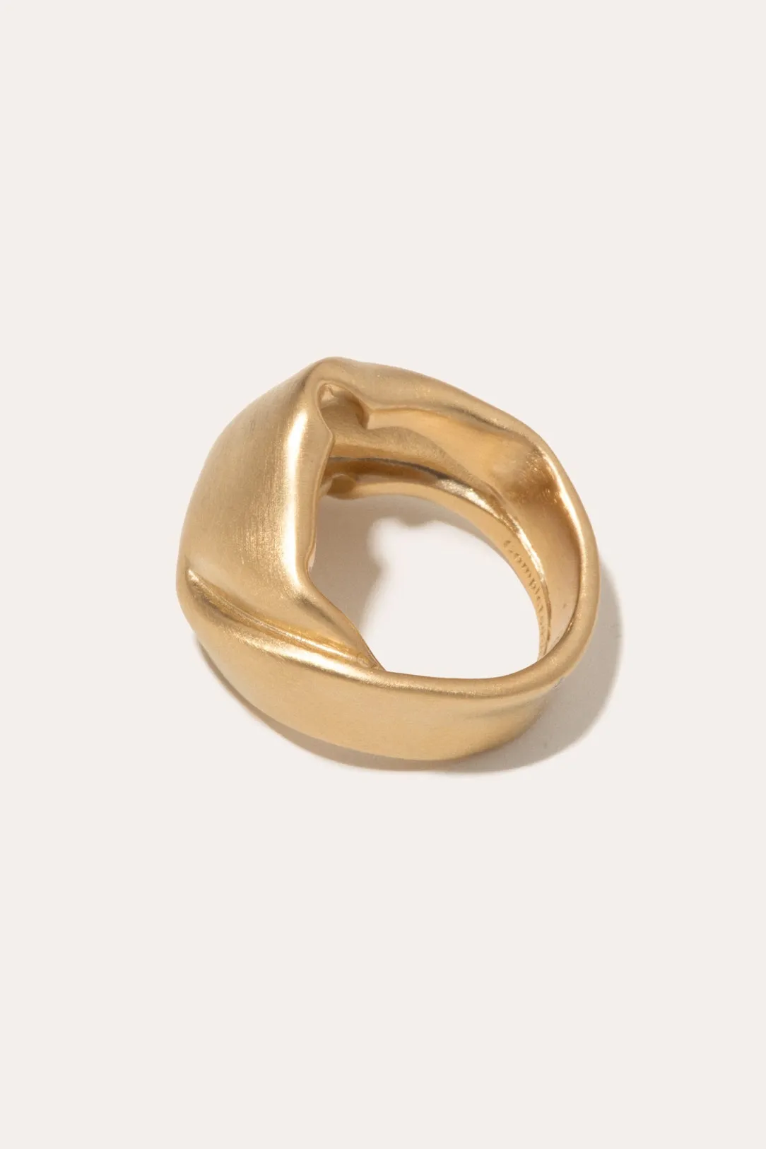 The Best Place to be a Puffin - Gold Vermeil Ring