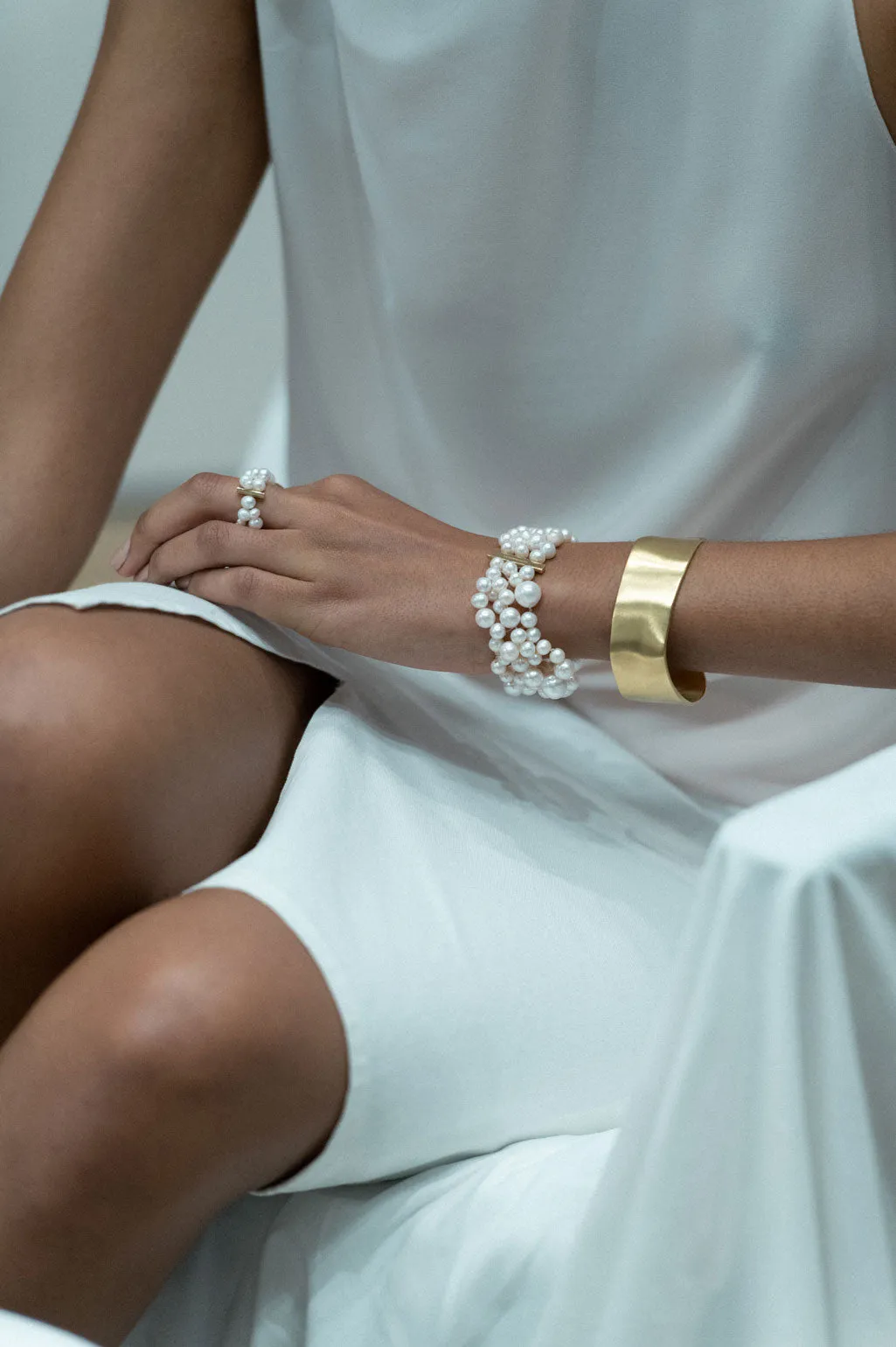 The Inevitable Husband - Freshwater Pearl and Gold Vermeil Ring