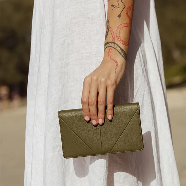 Triple Threat Wallet - Khaki