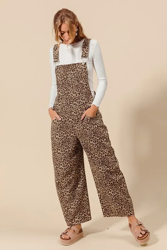 Twill Barrel Overall Jumpsuit